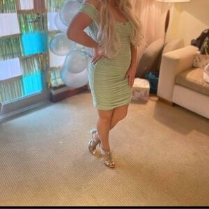 Windsor Mint Green Mini Dress